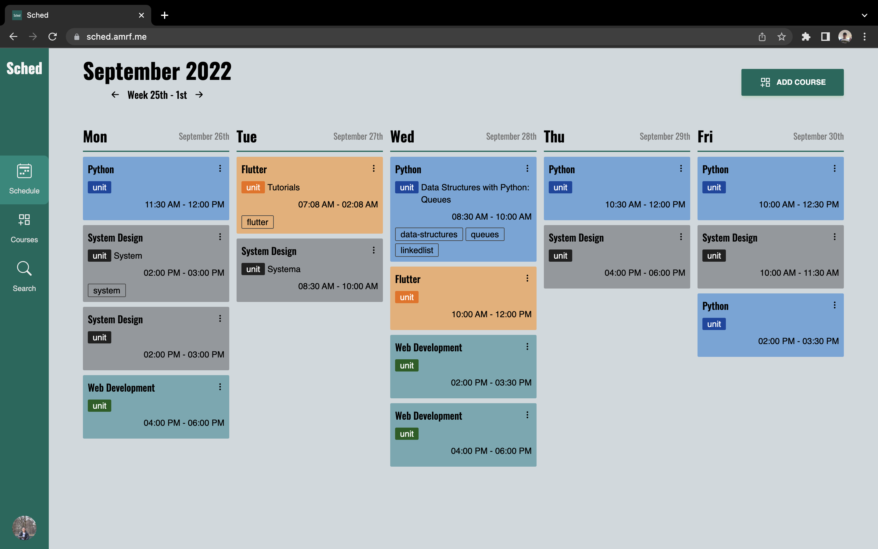 Sched App: Schedule-based Note Taking App for Students/Teachers-image